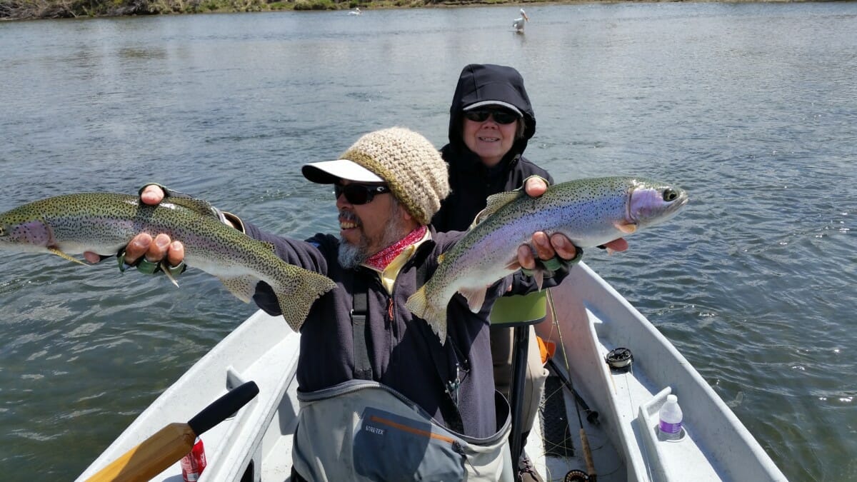 Jan and Lynn doubled up with WCA guide Eric Mondragon 